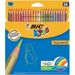 BIC Lápis de Cor BIC Kids Tropicolors2 - Caixa 24 unidades