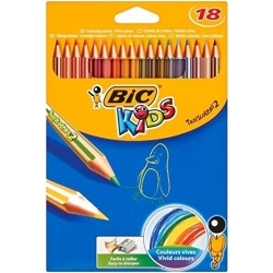 BIC Lápis de Cor BIC Kids Tropicolors2 - Caixa 18 unidades