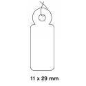 Etiquetas para pendurar 11 x 29 mm (cx 1000 un)