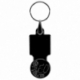 Porta-chaves com moeda de 0,50€ para carrinho compras