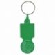 Porta-chaves com moeda de 0,50€ para carrinho compras