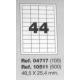 Etiquetas MULTI3, 48,5X25,4mm (100 folhas)