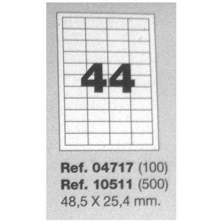 Etiquetas MULTI3, 48,5X25,4mm (100 folhas)