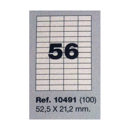 Etiquetas MULTI3, 52,5X21,2mm (100 folhas)