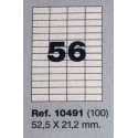 Etiquetas MULTI3, 52,5X21,2mm (100 folhas)
