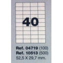 Etiquetas MULTI3, 52,5X29,7mm (100 folhas)