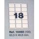Etiquetas MULTI3, 63,5x46,6mm (100 folhas)