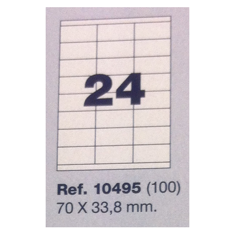 Etiquetas MULTI3, 70x33,8mm (100 folhas)