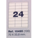 Etiquetas MULTI3, 70x33,8mm (100 folhas)