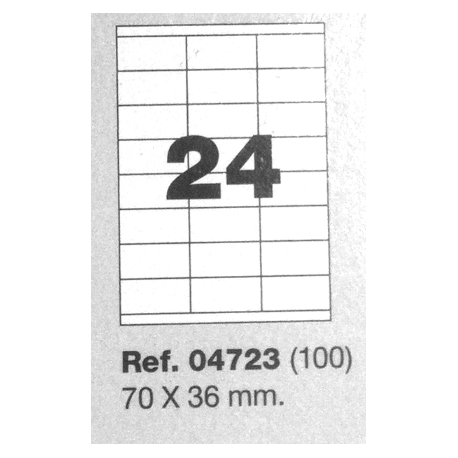 Etiquetas MULTI3, 70X36mm (100 folhas)