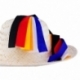 Banda colorida para chapéu de palha