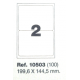 Etiquetas MULTI3, 199,6x144,5mm (100 folhas)