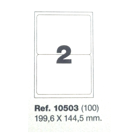 Etiquetas MULTI3, 199,6x144,5mm (100 folhas)