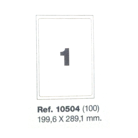 Etiquetas MULTI3, 199,6x289,1mm (100 folhas)