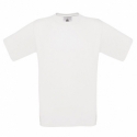 T-shirt B&C Exact 150 de adulto - Branca