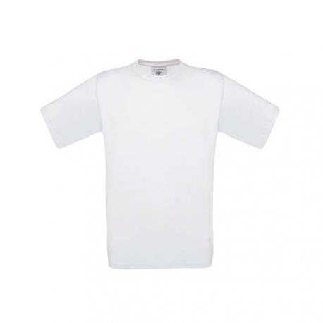 T-shirt B&C Exact 190 de Adulto - Branca