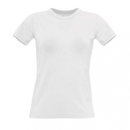 T-shirt B&C Exact 190 Women - Branca