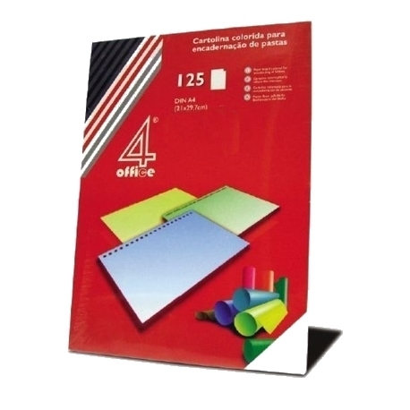 Cartolina A4 (Cinza Pastel) - 125 folhas