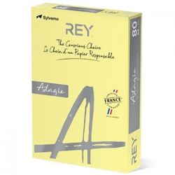 REY ADAGIO - Papel Fotocópia A4 Amarelo Canario