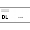 Envelope Branco DL (sem janela) - 110mm x 220mm (pack 25, 50, 100, 500 e 1000)